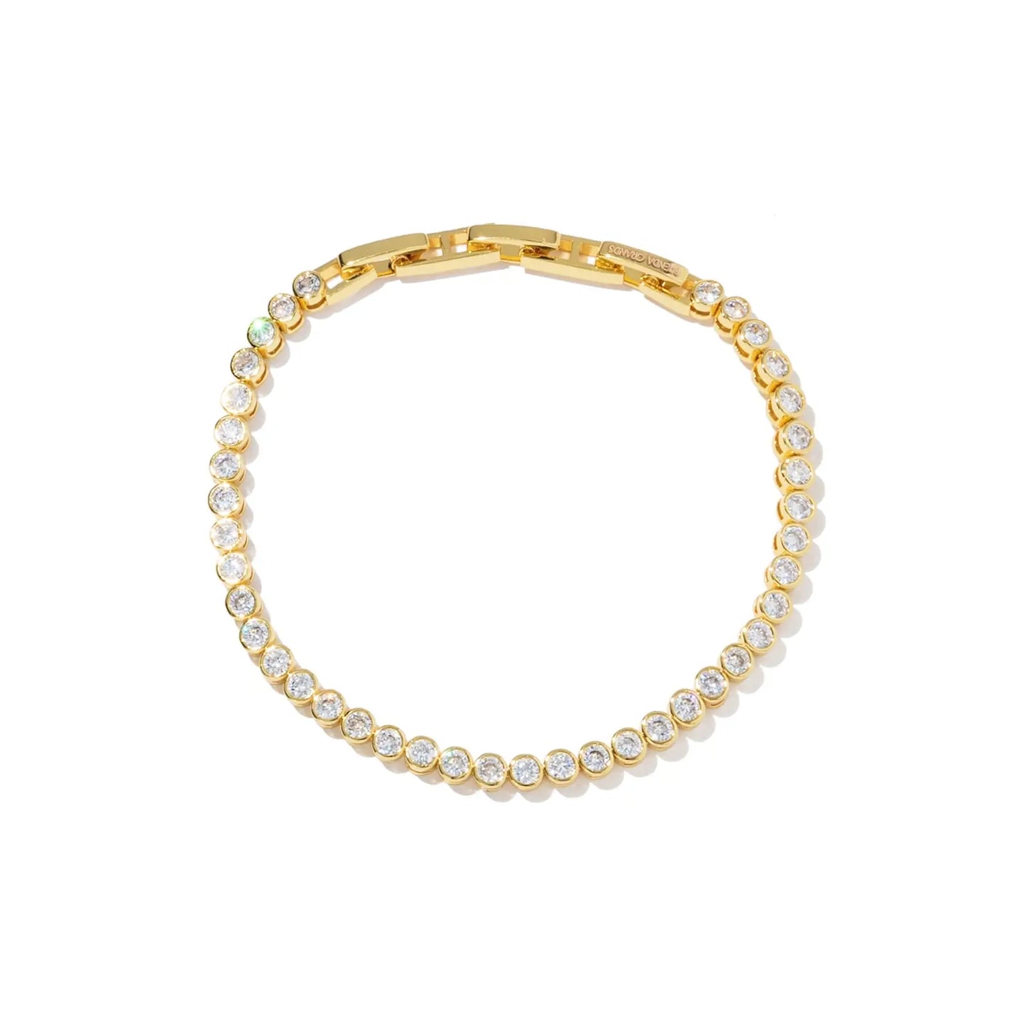 Silver Round Tennis Bracelet