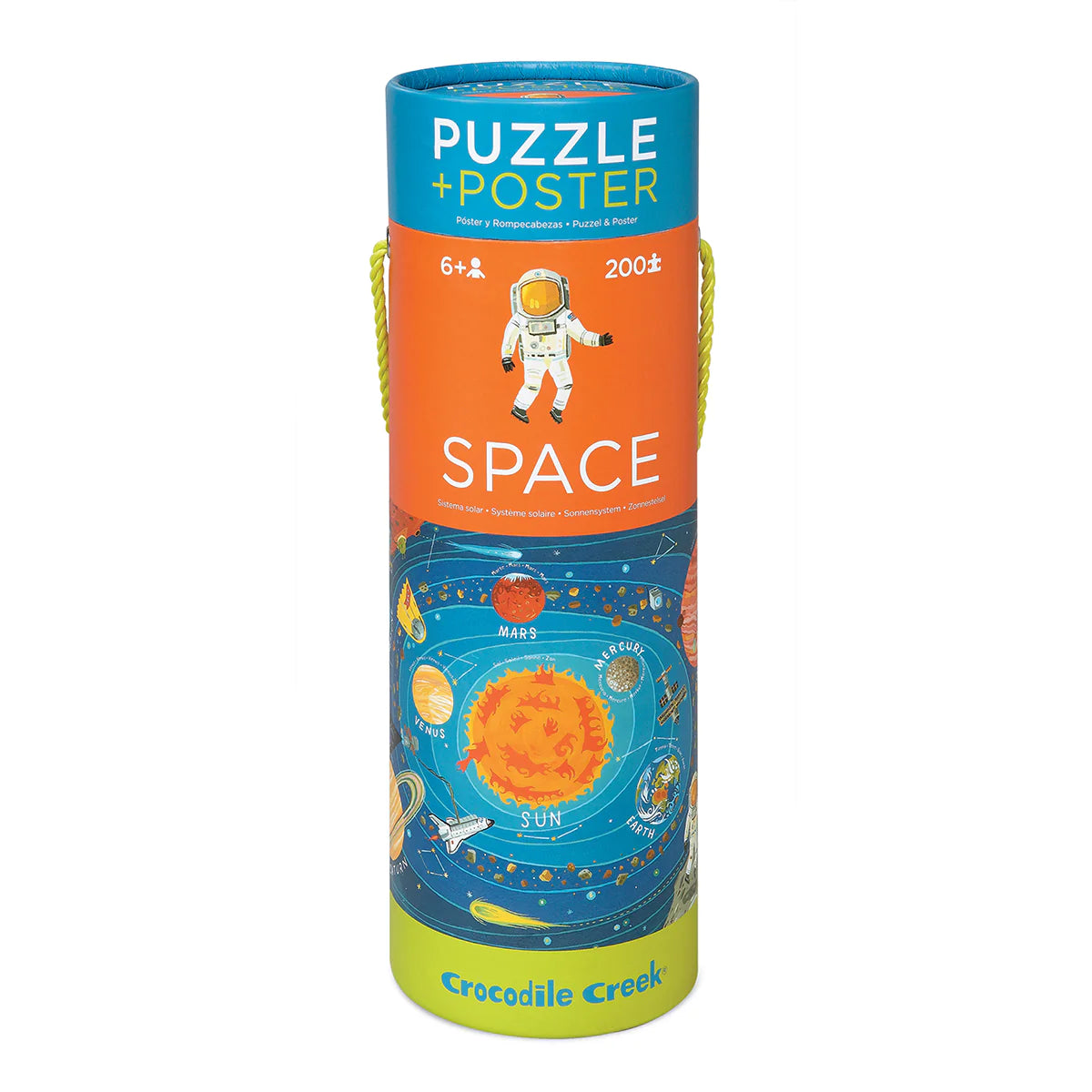 200 Piece Space Puzzle/Poster