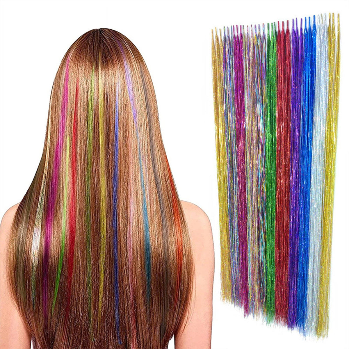 Sparkly Hair Tinsel Kit