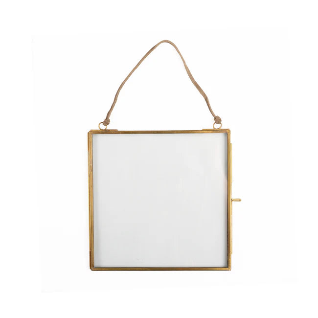 7"x7" Brass Square Frame