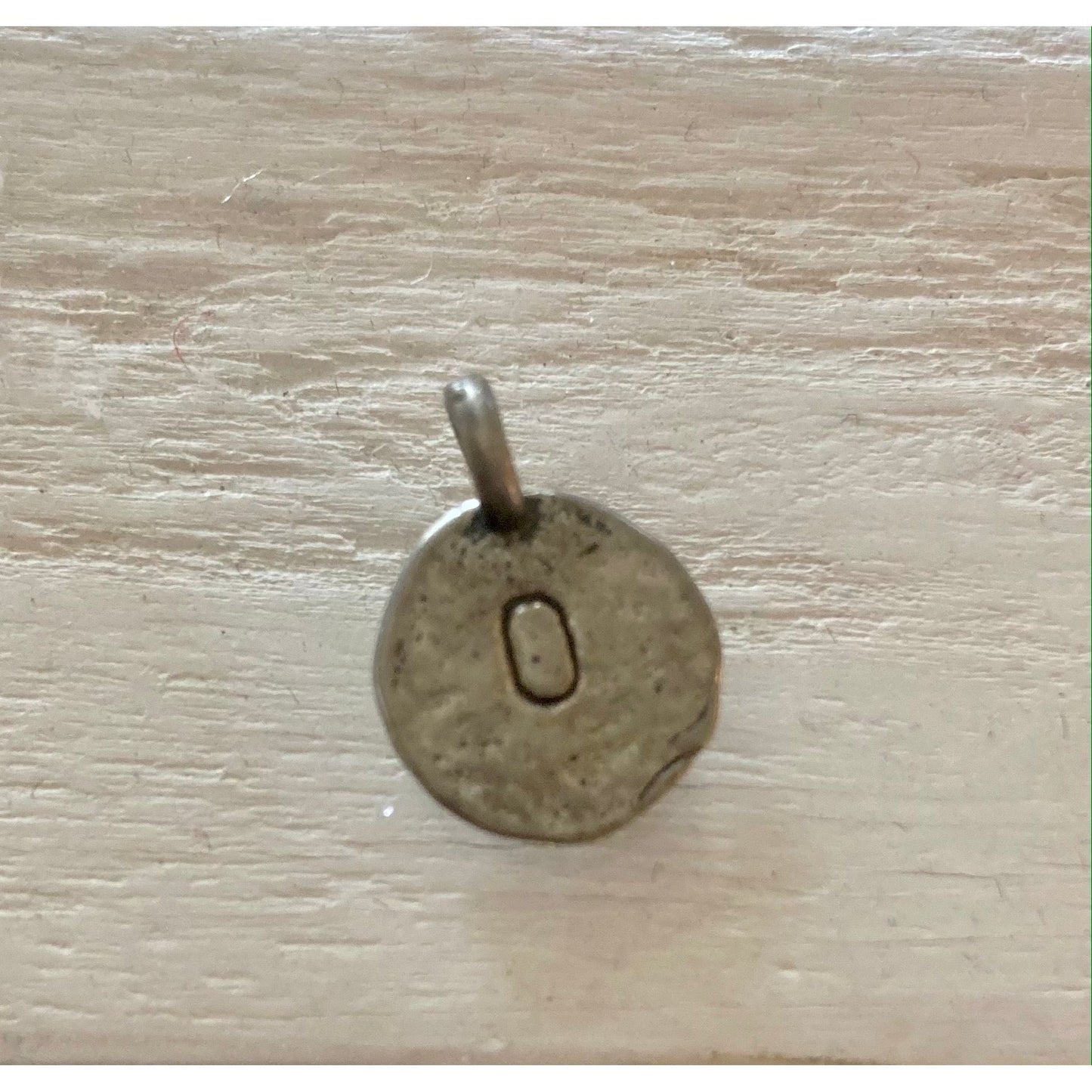 Silver Initial Charm