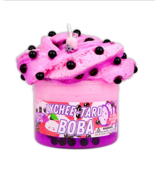 Lychee Taro Boba Slime