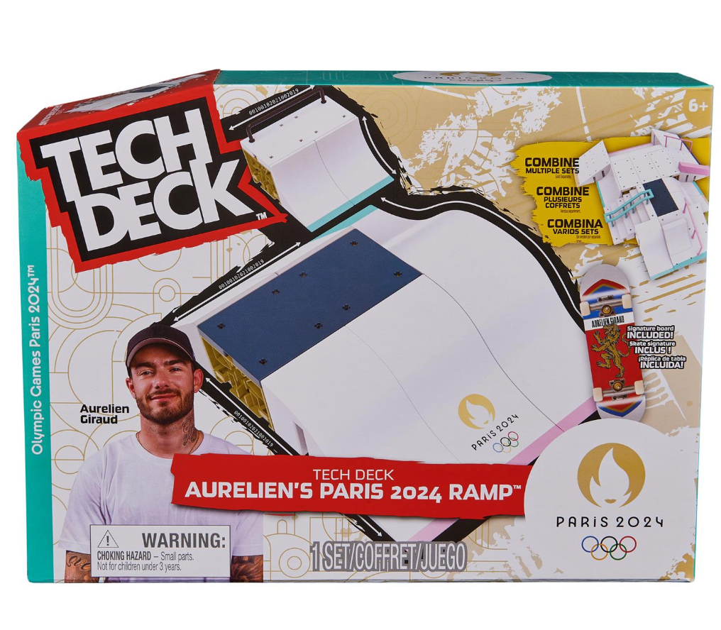 Tech Deck Olympic Games Ramp - Aurelien Giraud