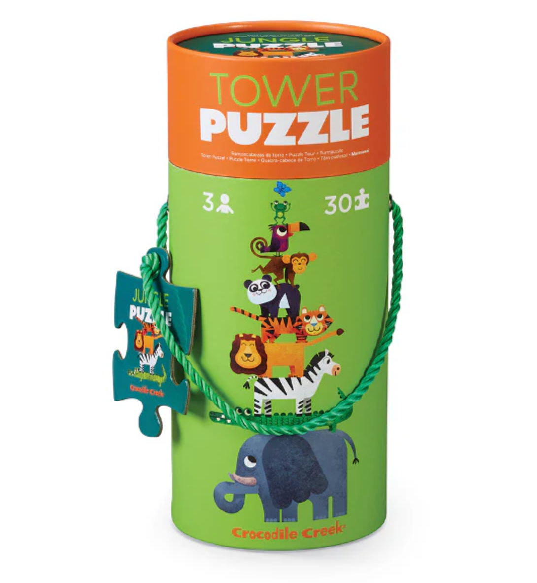 30-Piece Tower Puzzle - Jungle