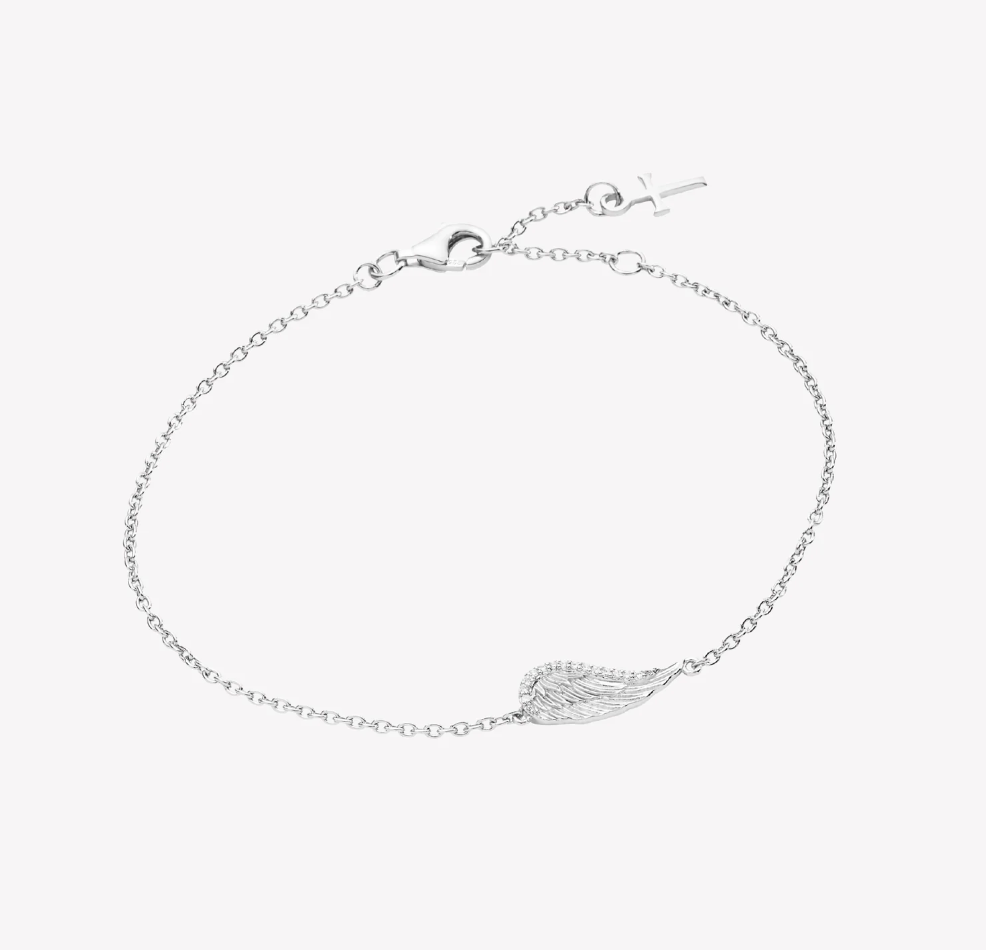 Divine Wings Bracelet - Silver