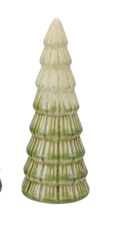 Green Stoneware Tree - Medium