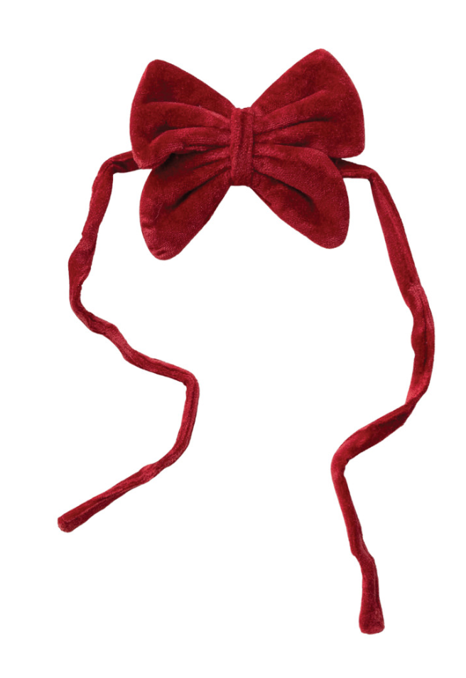 Red Bow Napkin Tie - Single