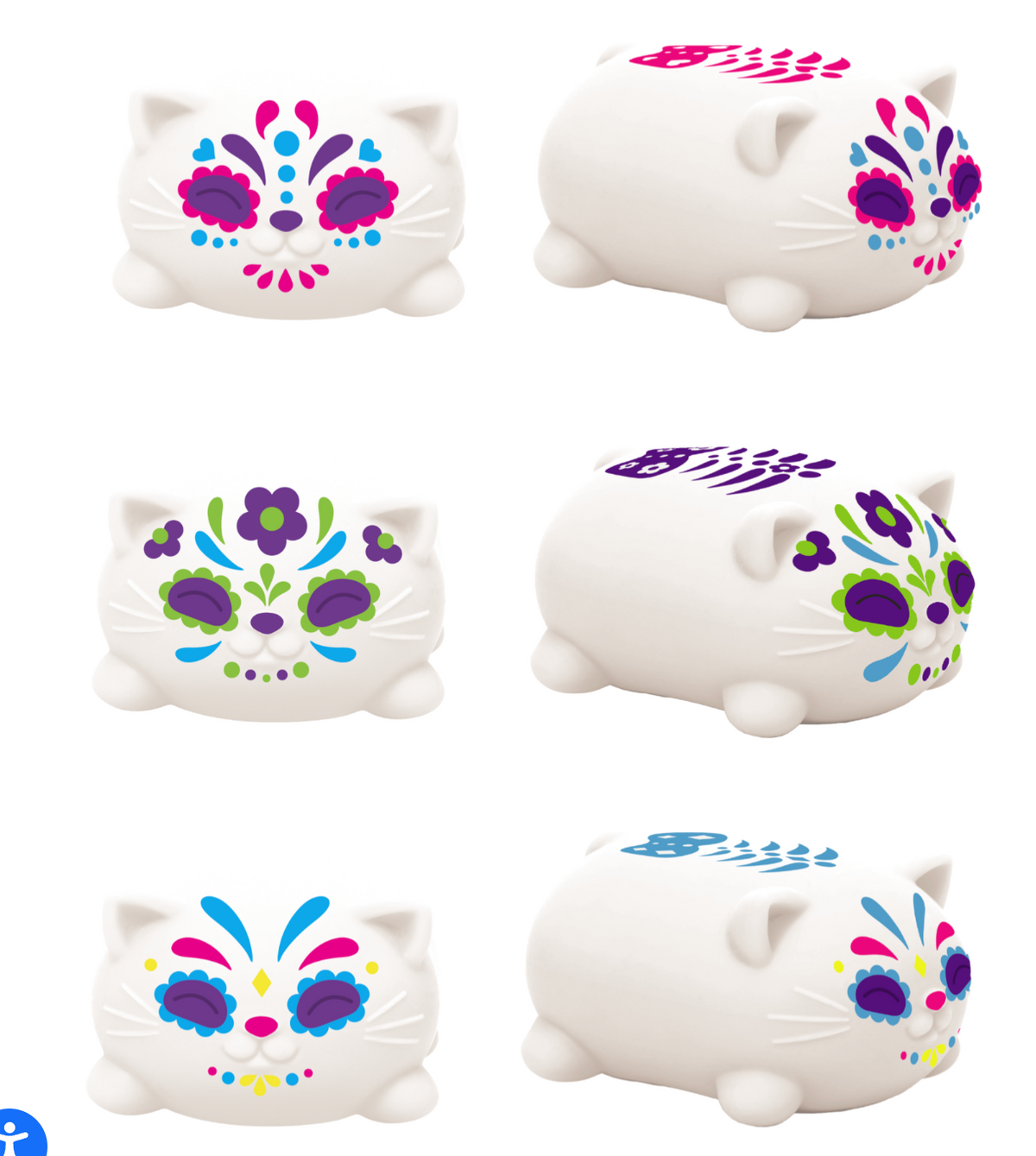 Sugar Skull Cats NeeDoh