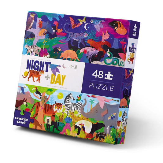 Opposites-Night and Day-48 Piece Puzzle