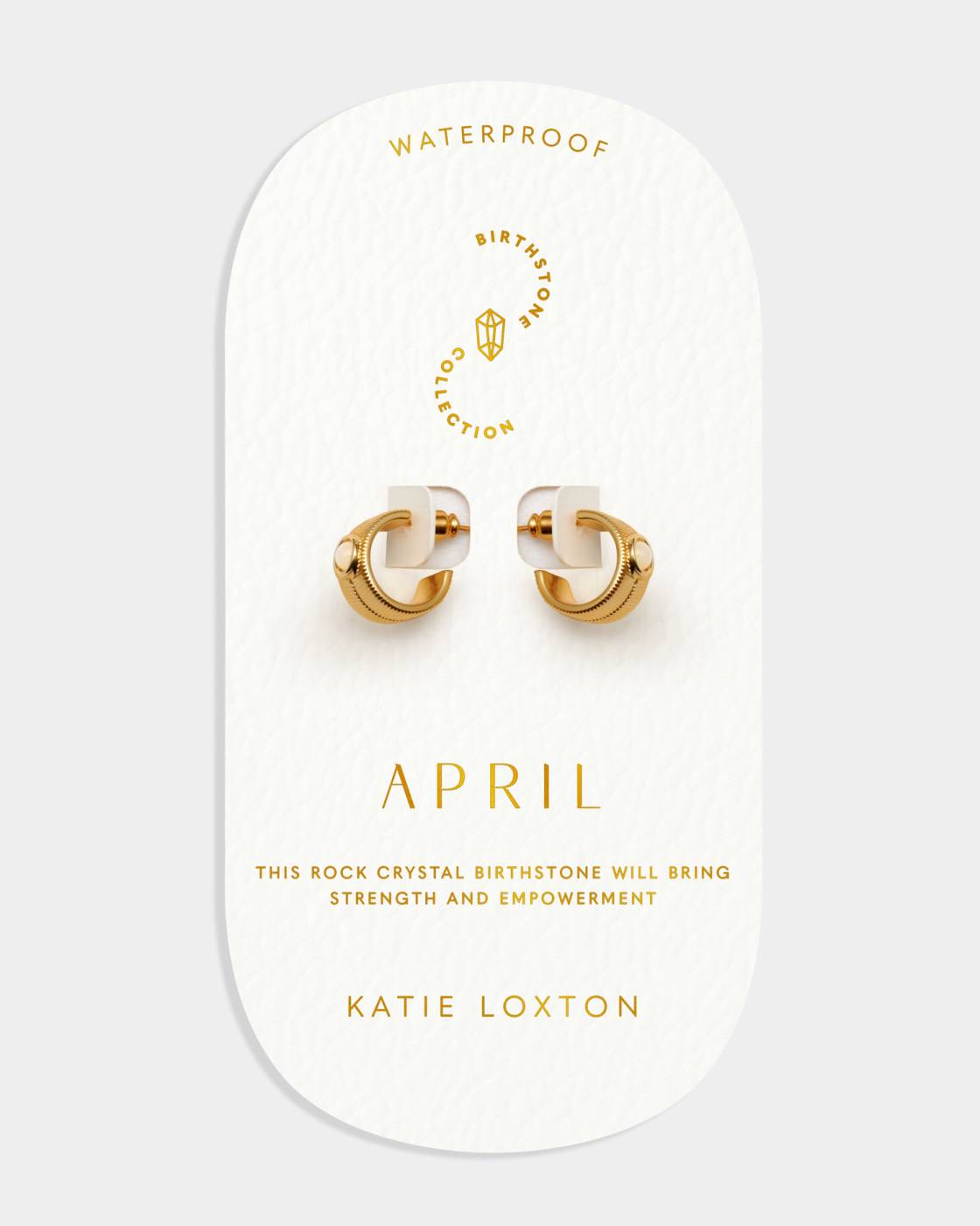 Katie Loxton Birthstone Hoop Earrings (ALL)