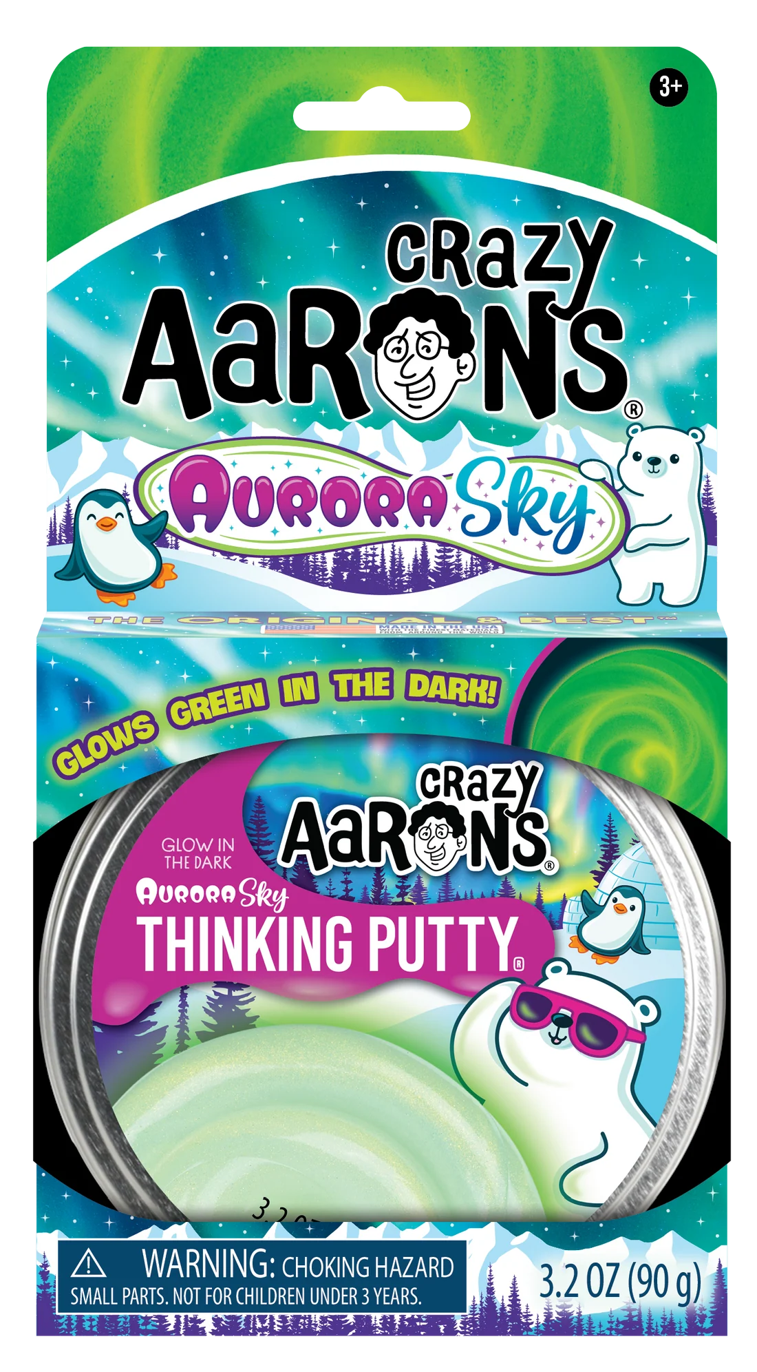 Crazy Aaron's Thinking Putty: Aurora Sky