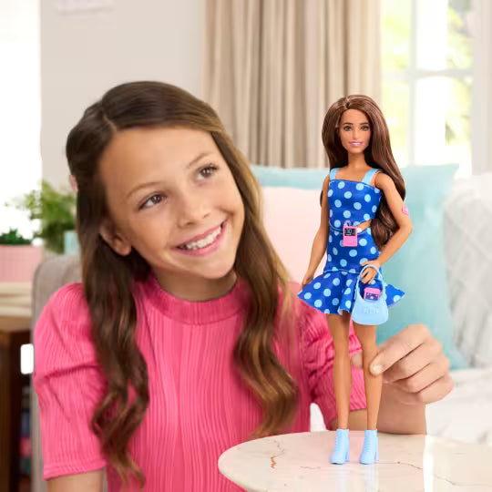 Barbie Blue Polka Dot
