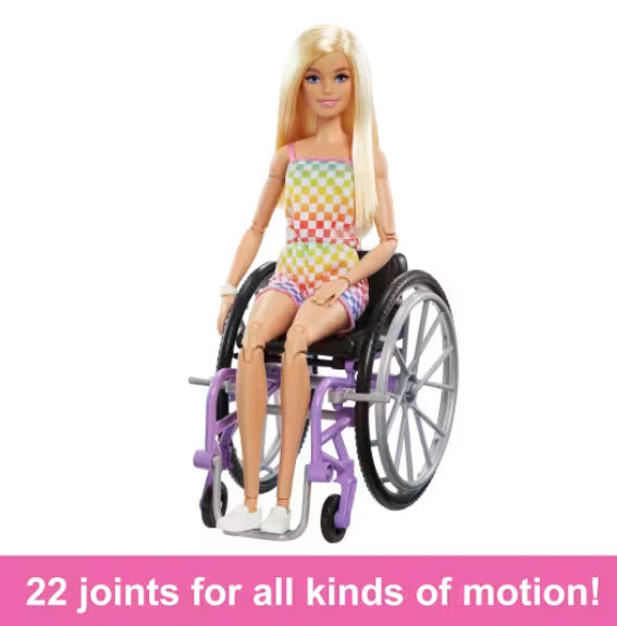 Barbie Doll with Wheelchair and Ramp