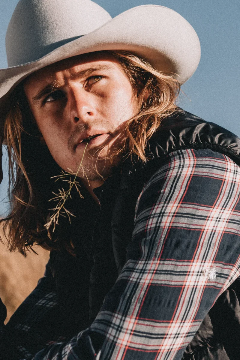 Baxter Cowboy Hat - Light Grey