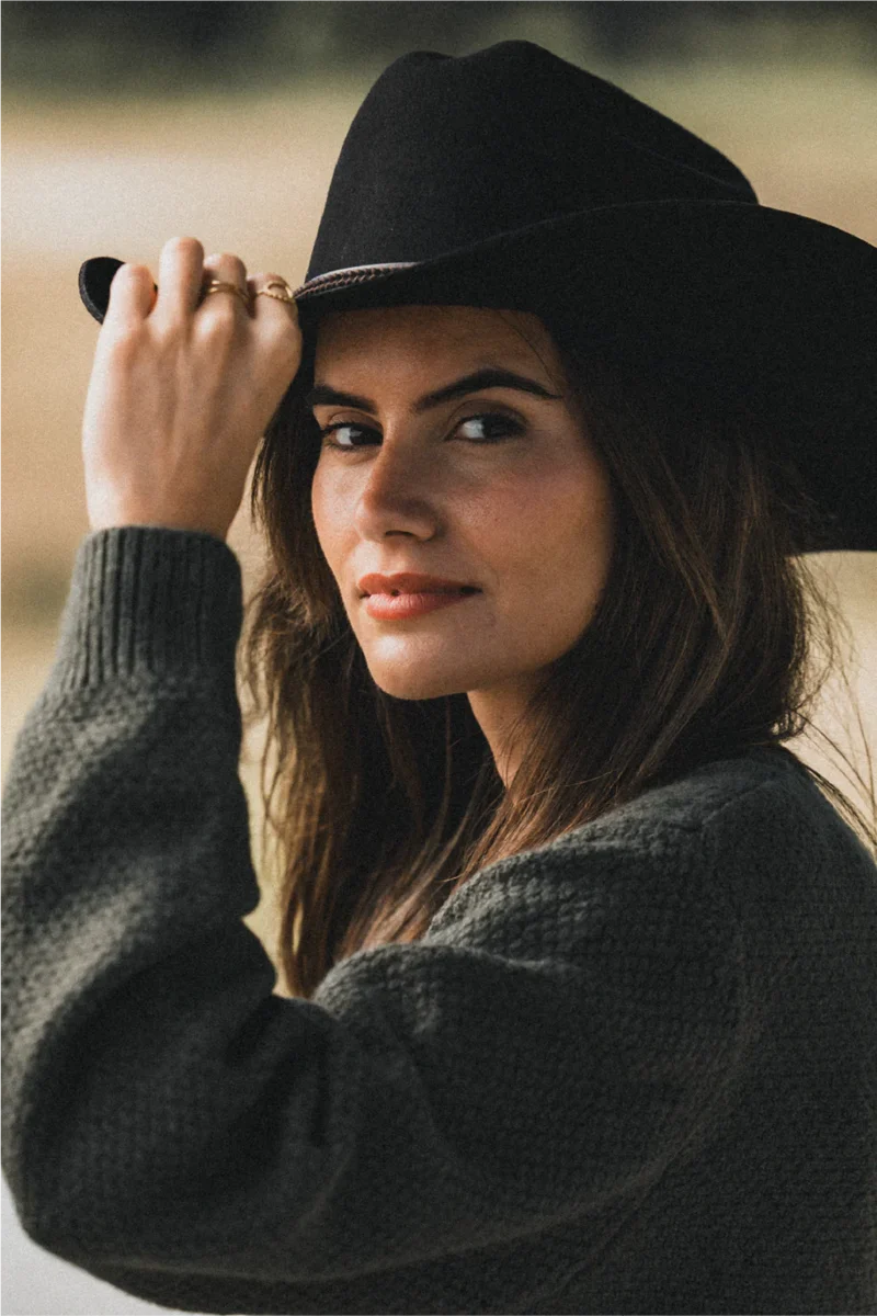 Baxter Cowboy Hat - Black