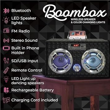 Bluetooth FM Radio - Black
