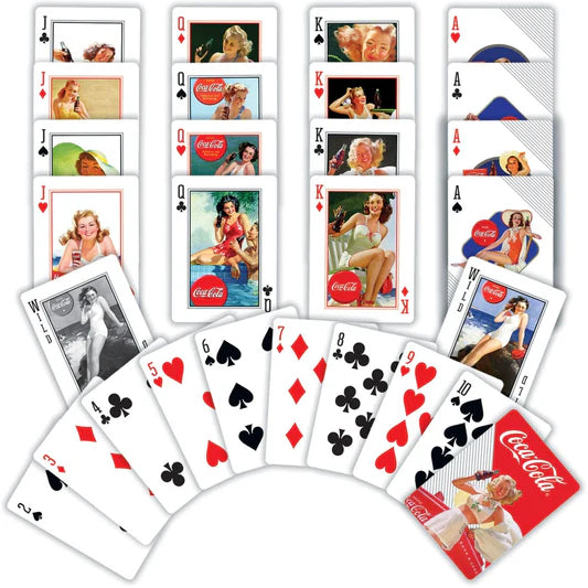 Coca-Cola Classic Ads Playing Cards