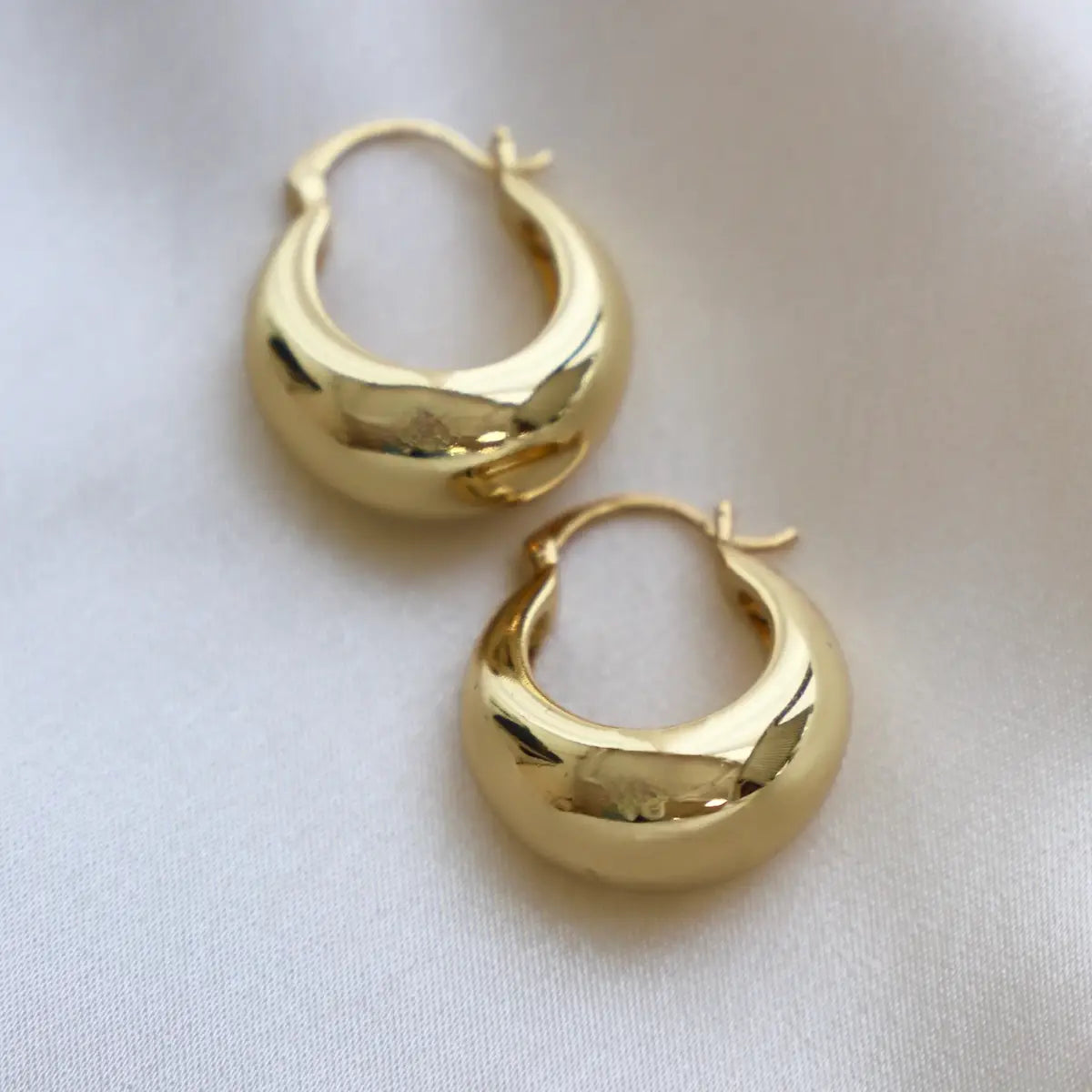 Coco Gold Chunky Hoop Earrings