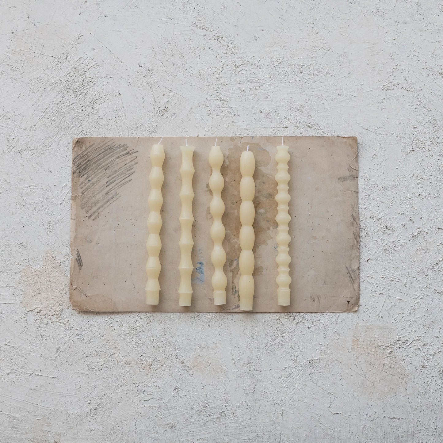 Cream Taper Candles