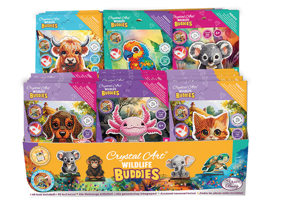 Crystal Art Buddies: Cute Animals - Single