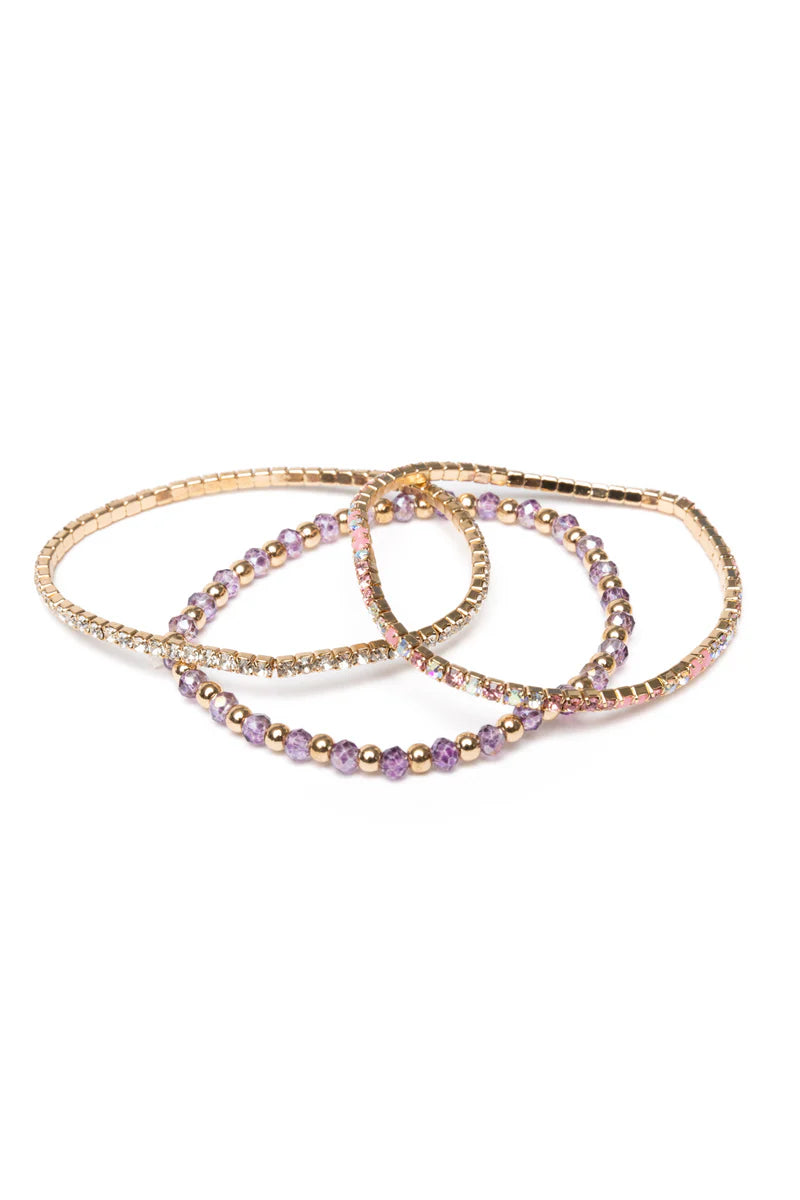 Enchanted Elegance Bracelets - 3pc