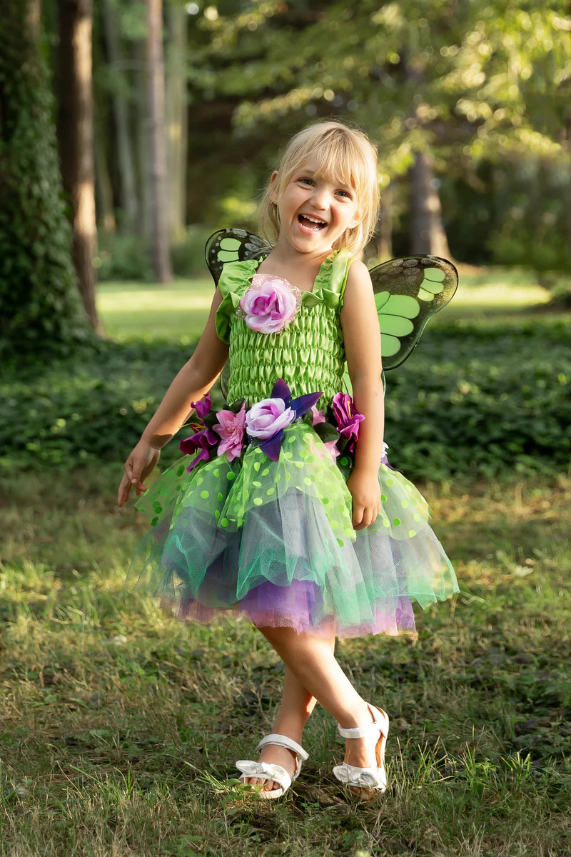 Fairy Blooms Deluxe Dress & Wings - Size 3/4