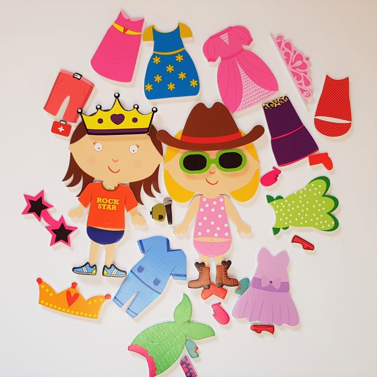 Bath Stickers: Fancy Dress