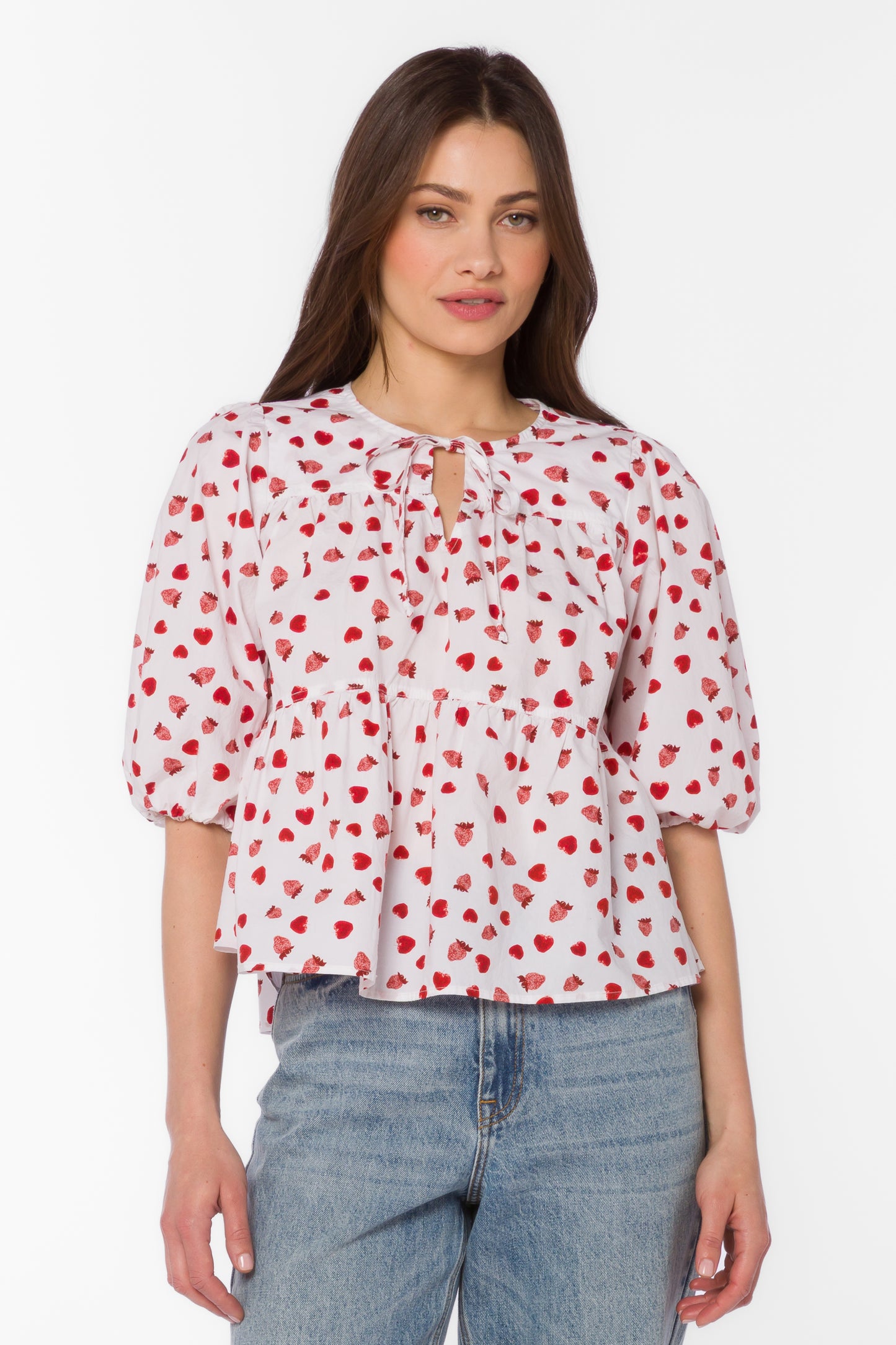 Ferlita Strawberry Blouse