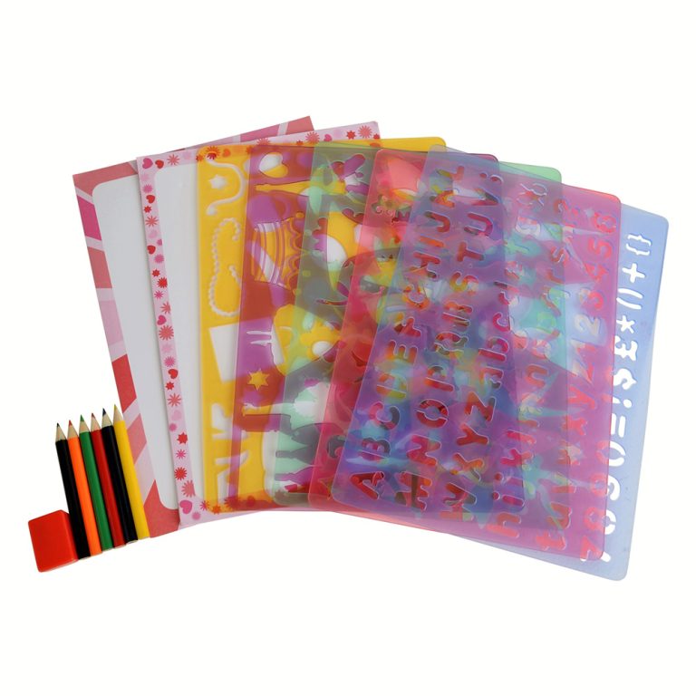Big Box of Stencils: Fashion, Fairies, and Flowers