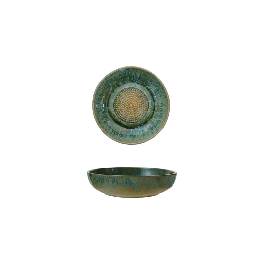 Stoneware Garlic Grater Bowl