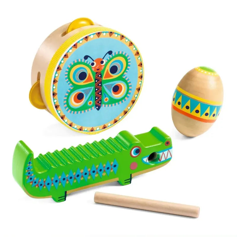 Animambo Guiro, Maracas & Tambourine