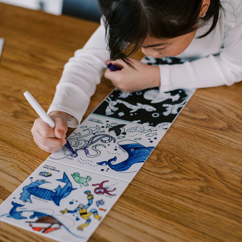 Habitats - Reusable Coloring Book