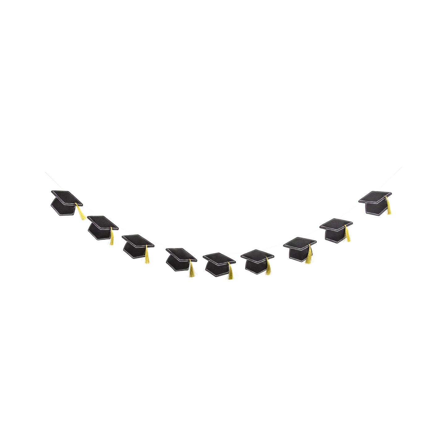 Puffy Felt Grad Hat Banner