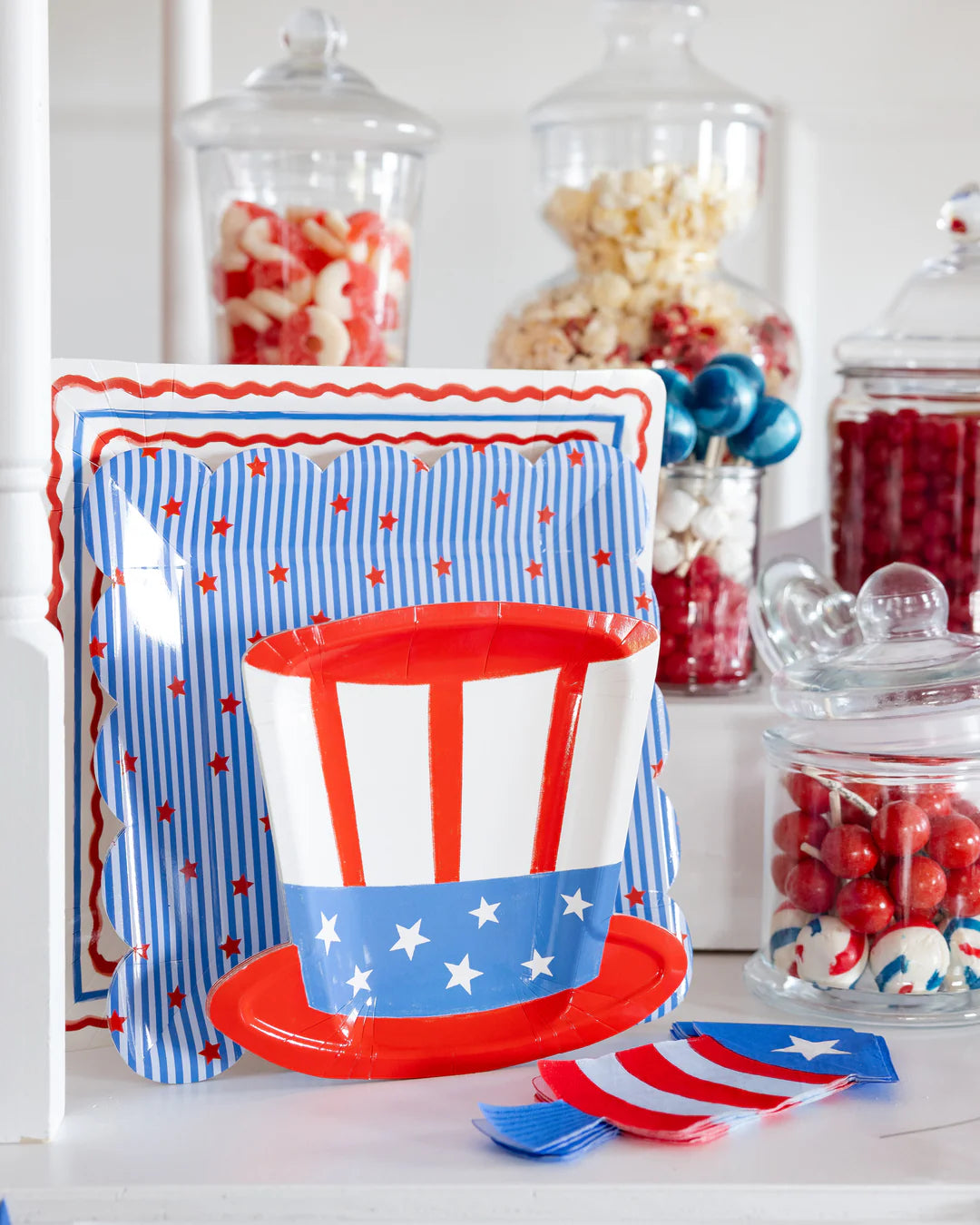 Uncle Sam Hat Paper Plates
