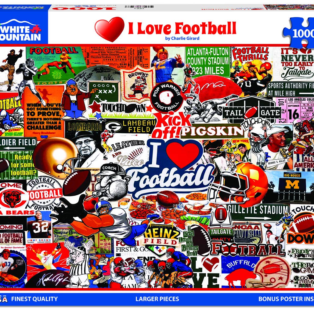 I Love Football Puzzle