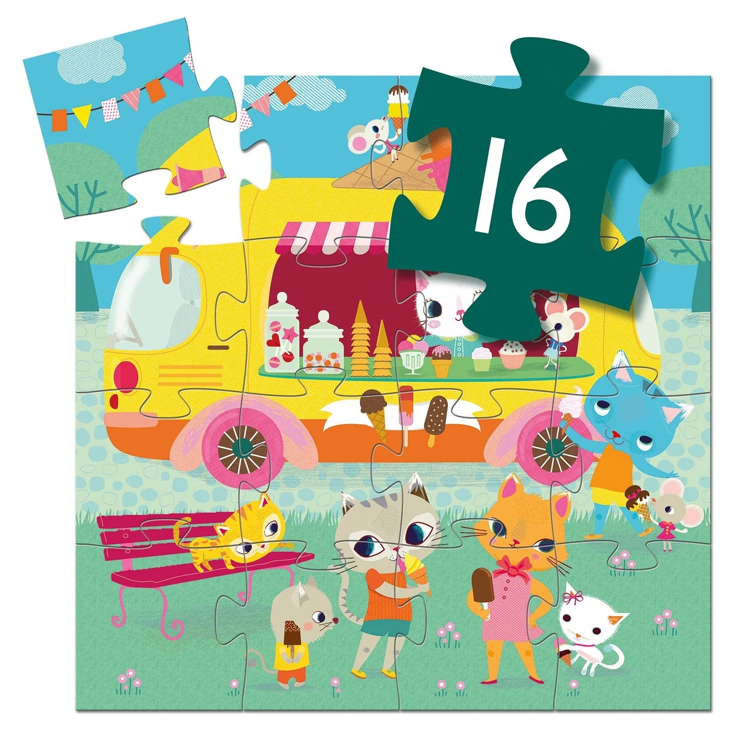 Ice Cream Truck Puzzle - 16 pc.