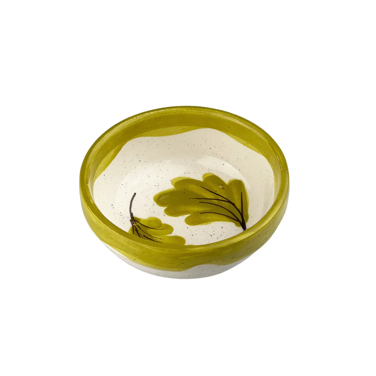 Ceramic Dip Bowl - Oak Leaves