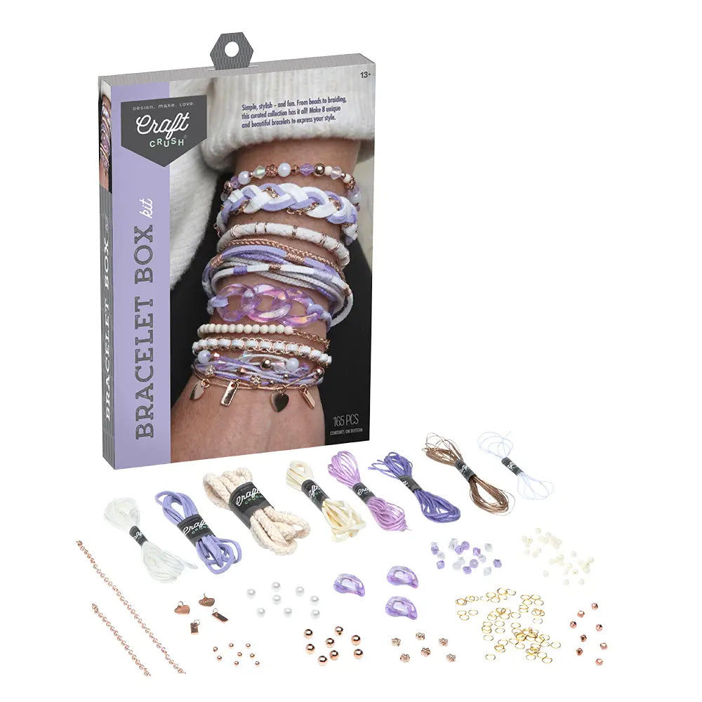 Craft-Crush Bracelet Box Kit - Lilac