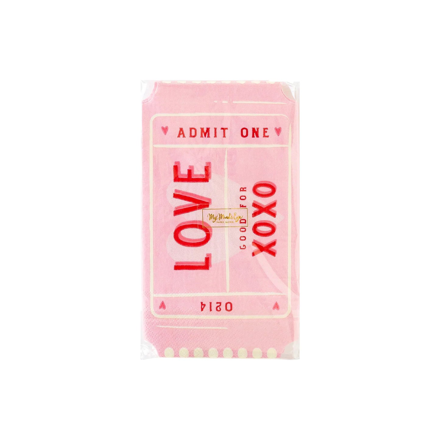 Love Ticket Paper Napkin