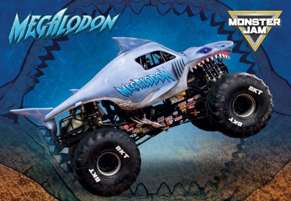 Megalodon Monster Jam Lunch Bag Puzzle