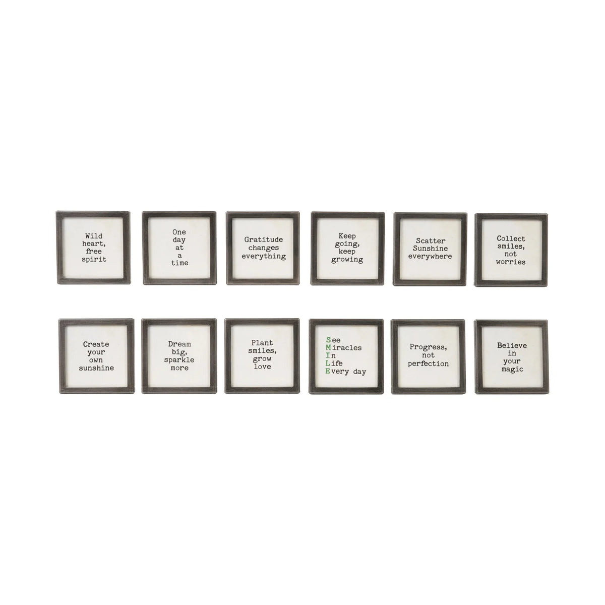 Metal & Glass Framed Magnet