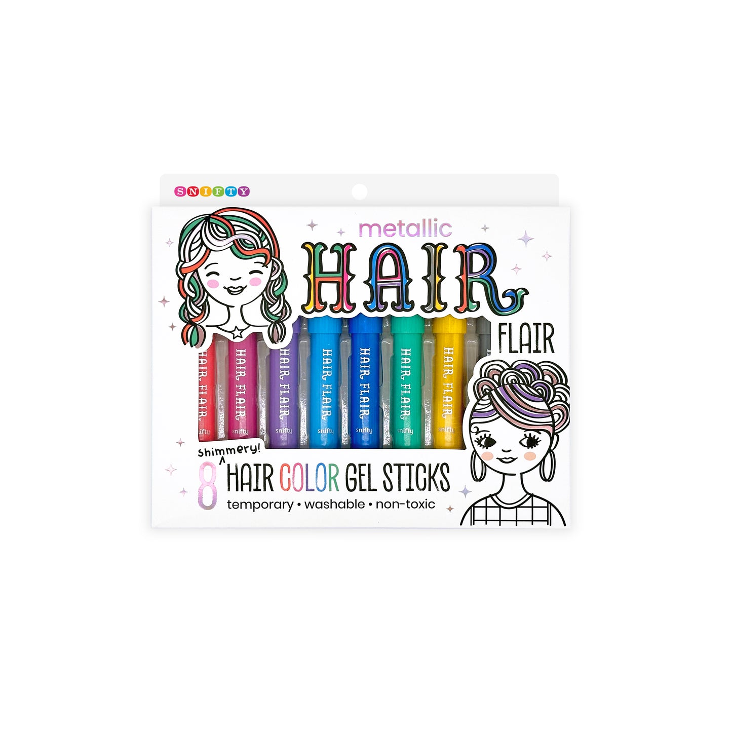 Hair Flair Metallic Color Gel Sticks