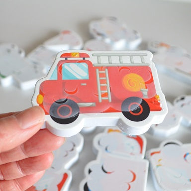 Color Changing Bath Stickers: Mucky Trucks