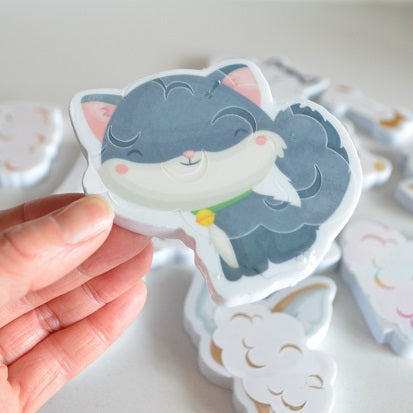 Color Changing Bath Stickers: Muddy Paws