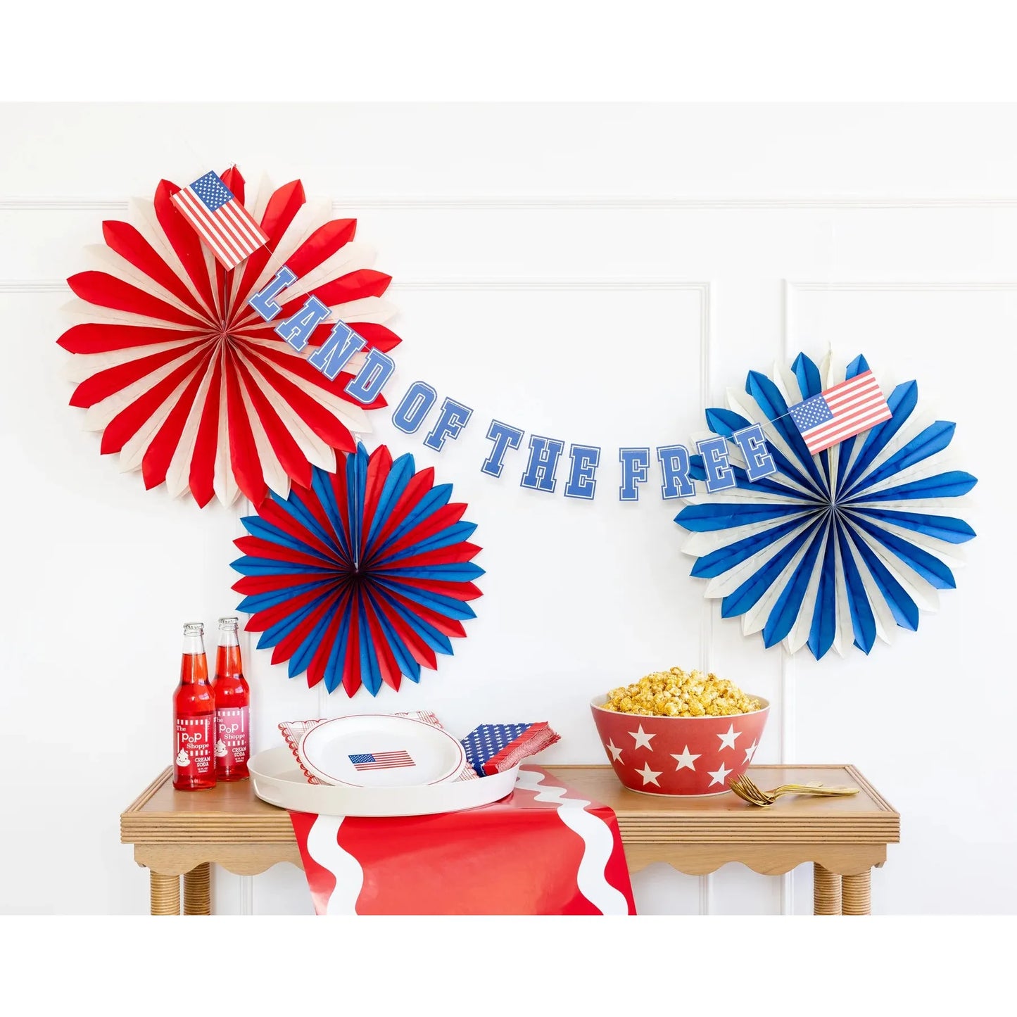 Patriotic Party Fans