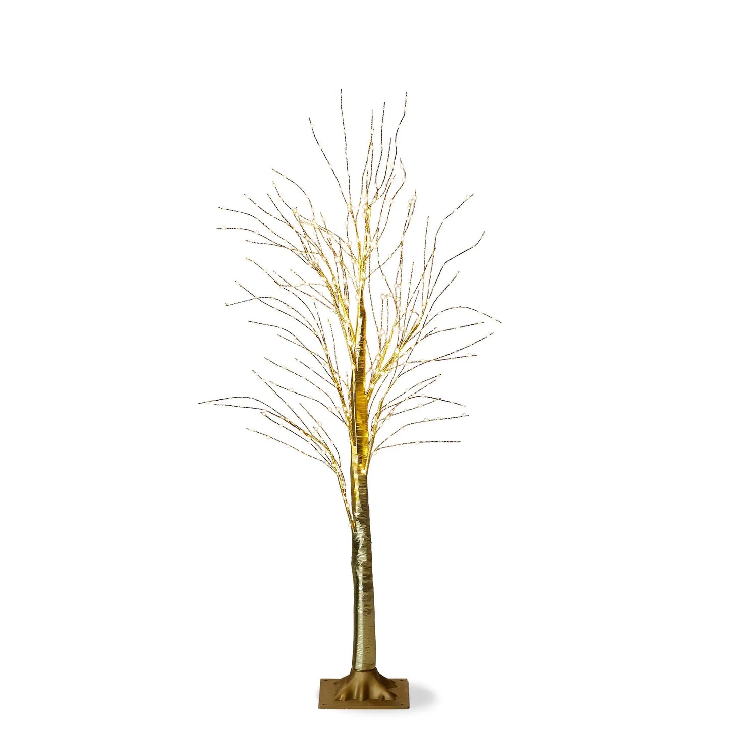 Twinkle LED Pine Tree - Gold 4ft