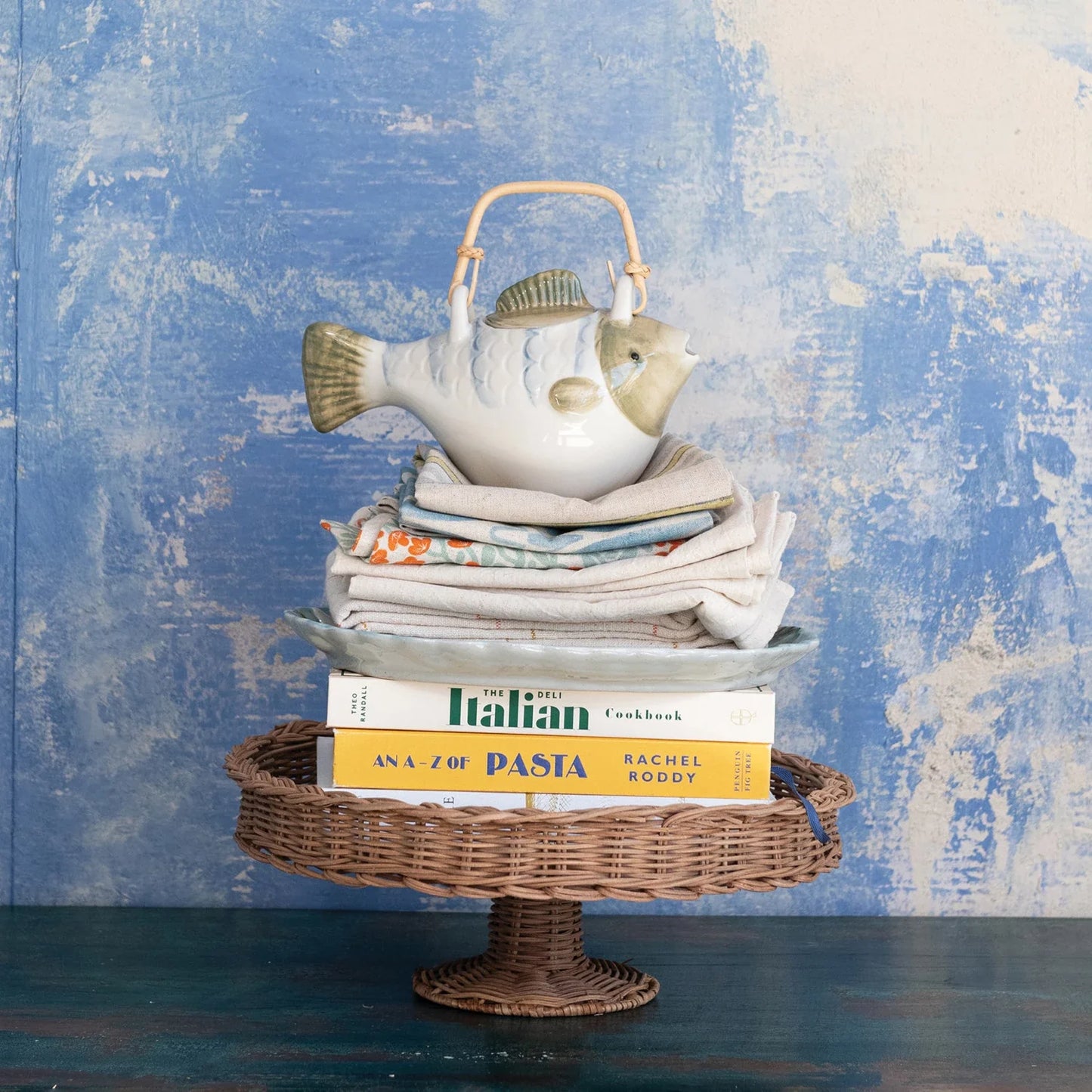 Rattan Pedestal