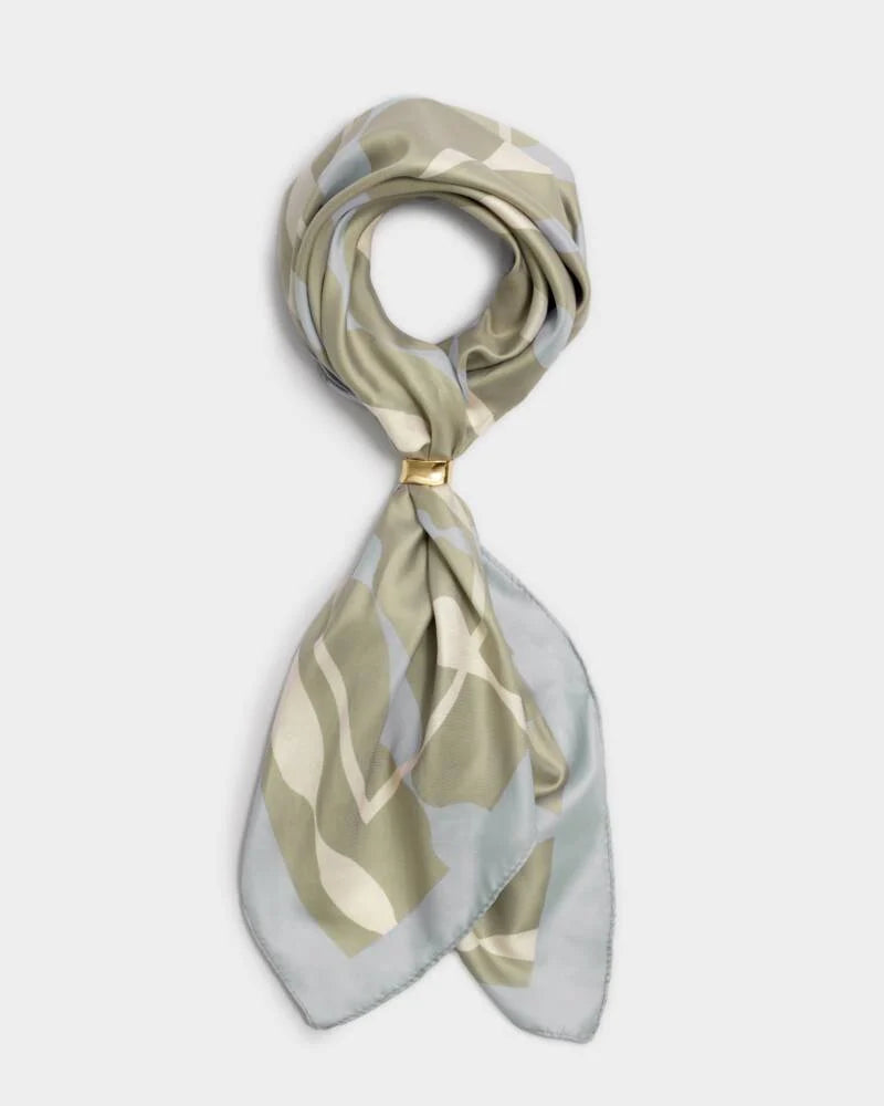 Satin Scarf - Ripple Stripes