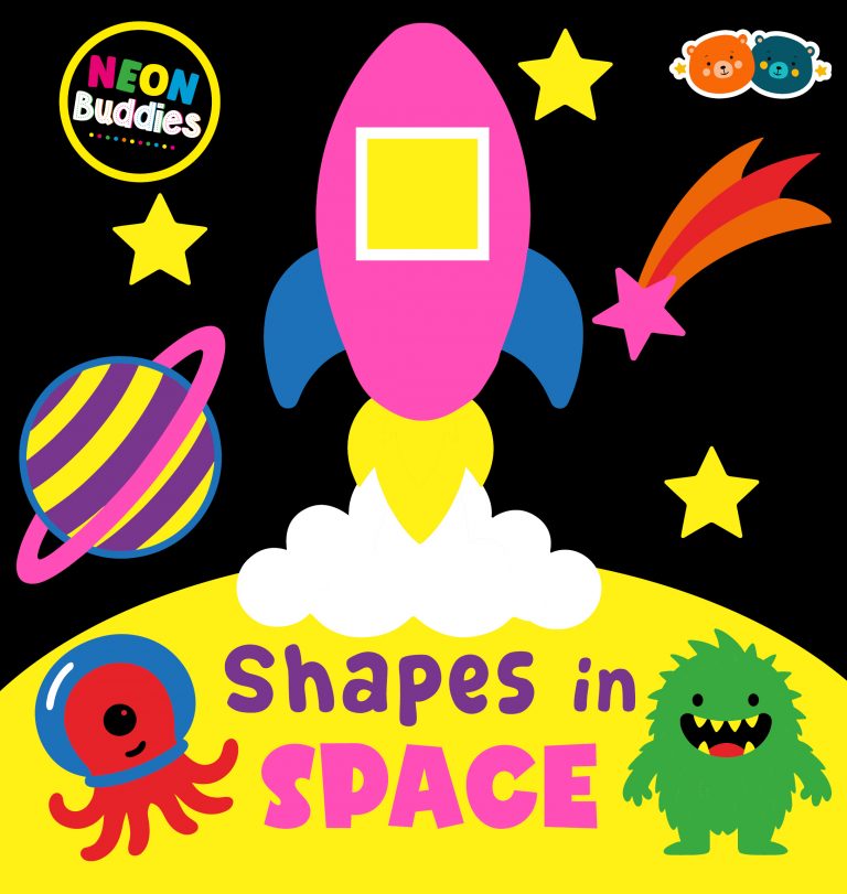 Neon Buddies Shapes in Space