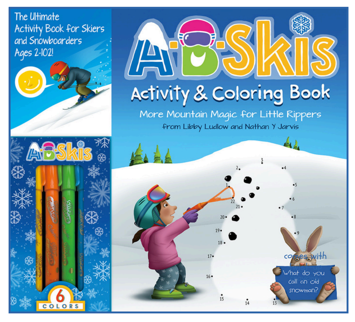 A-B-Skis Activity & Coloring Book